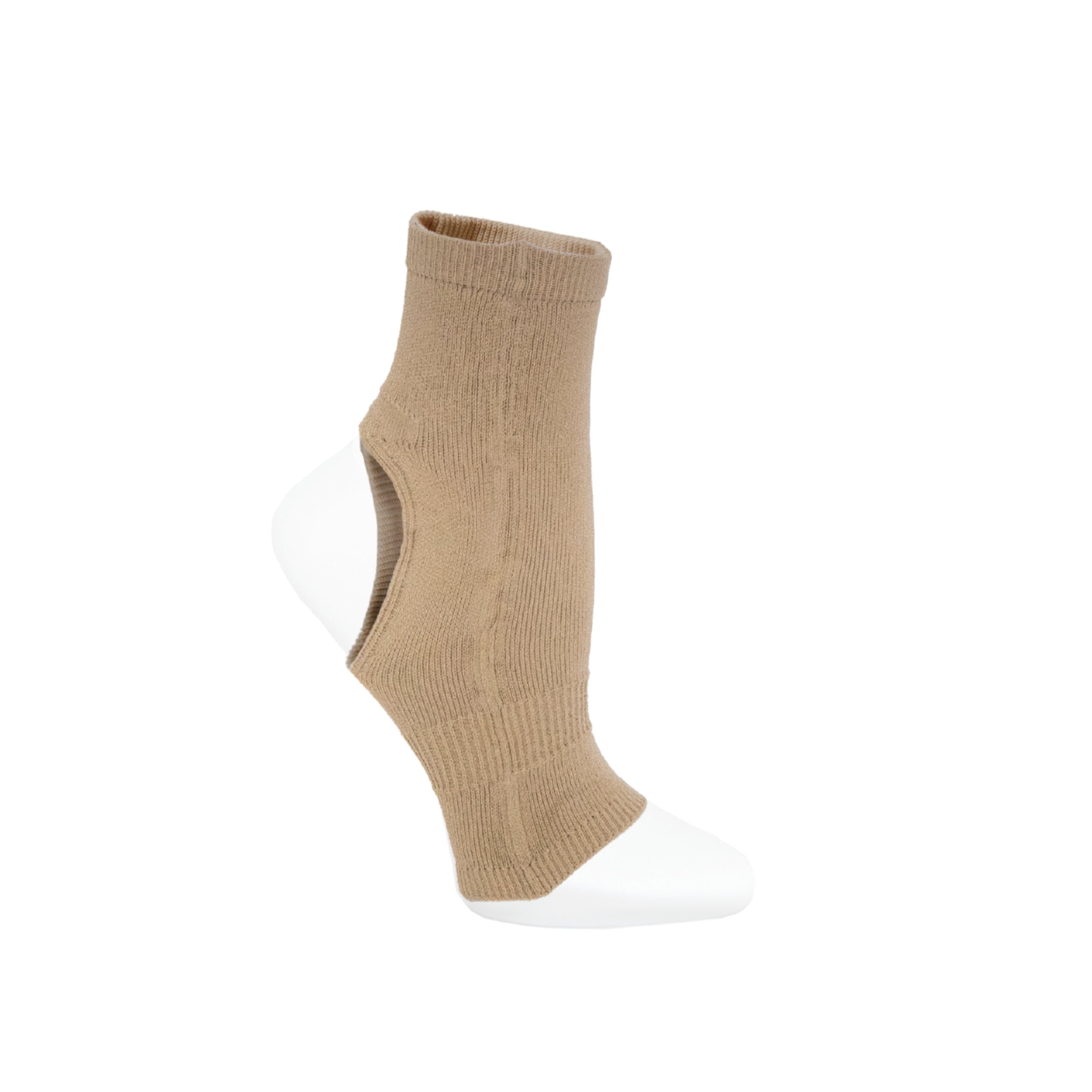 For barefoot activities or can be worn IN any
shoe. This versatile Shock is so much more than a brace from your local pharmacy, you
will love all the ways you can wear it while reducing pain and fatigue doing what you
love longer & stronger! Open Ball of the foot and heel allows for “feet toughening” bare in nude, pink, or black