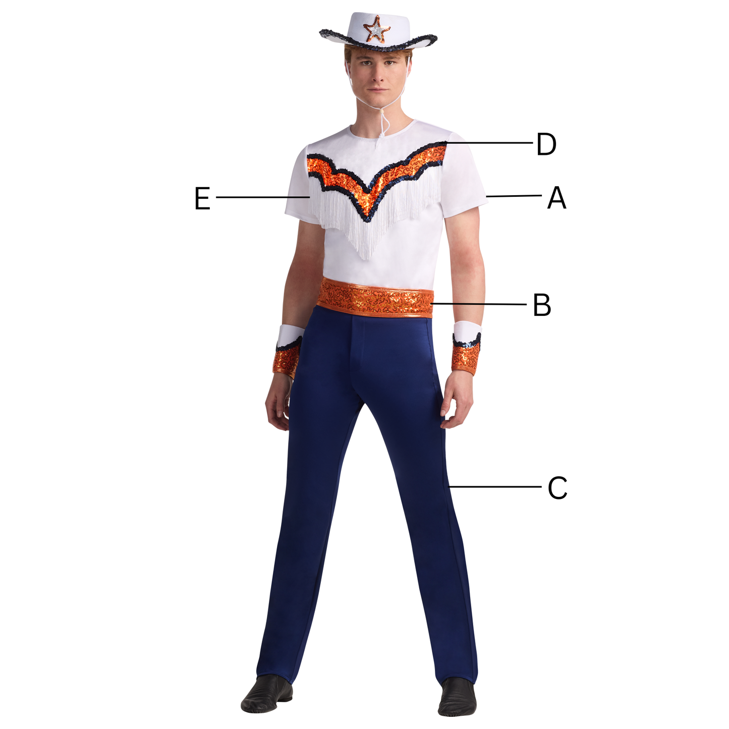 Blue Belles Male Top