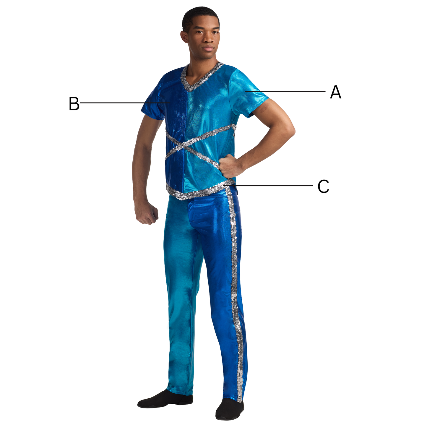 Turn It Up Male Two Piece