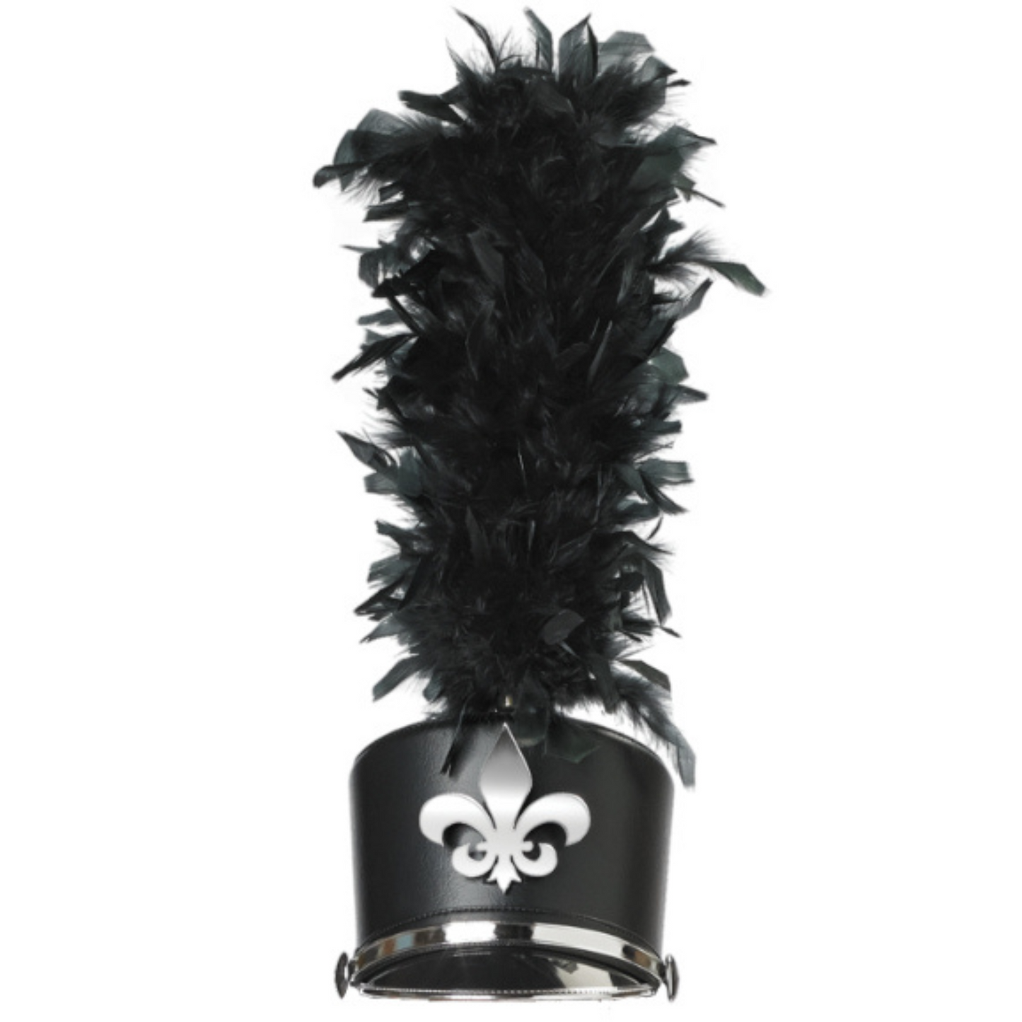 IN-STOCK Black 14" French Upright, Extra Full Plume