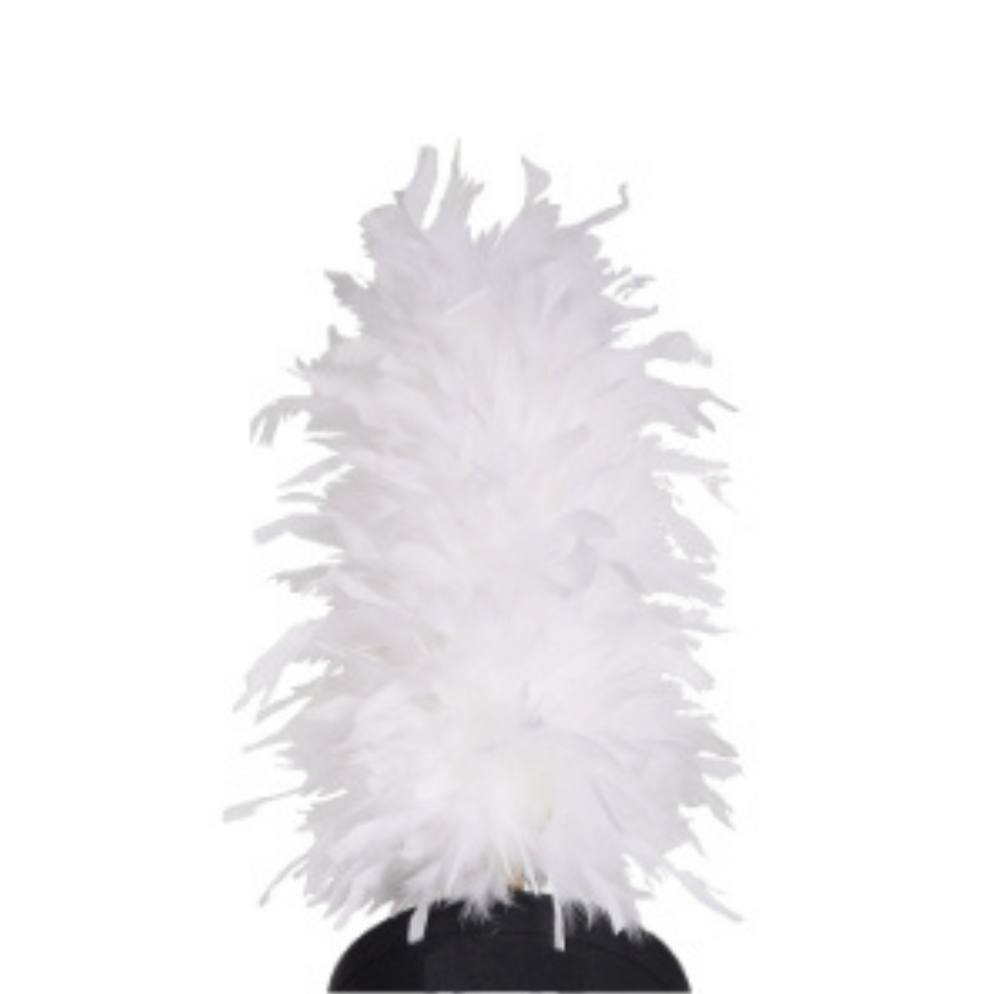 IN-STOCK White 14" French Upright, Extra Full Plume