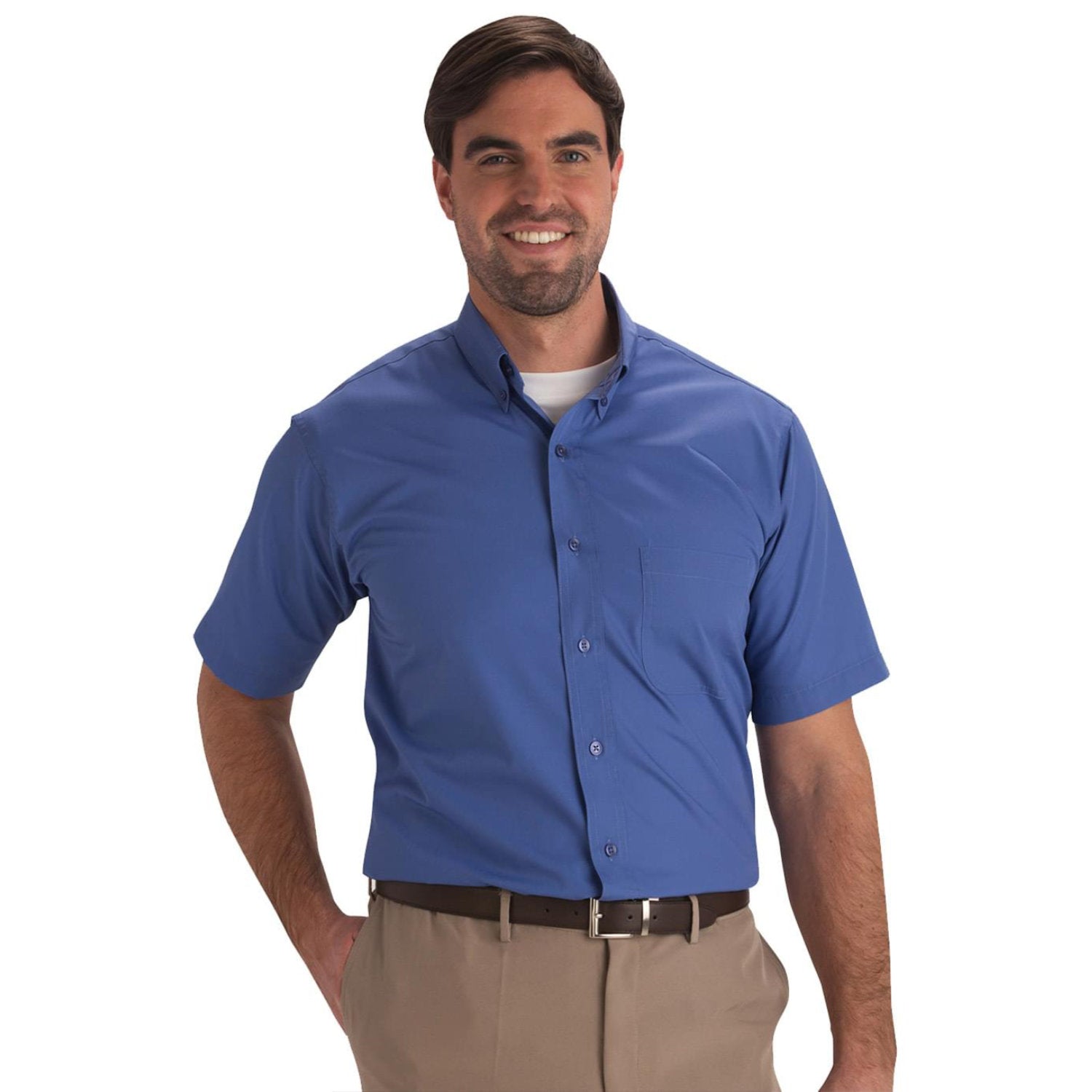 Lightweight short sleeve deals button down