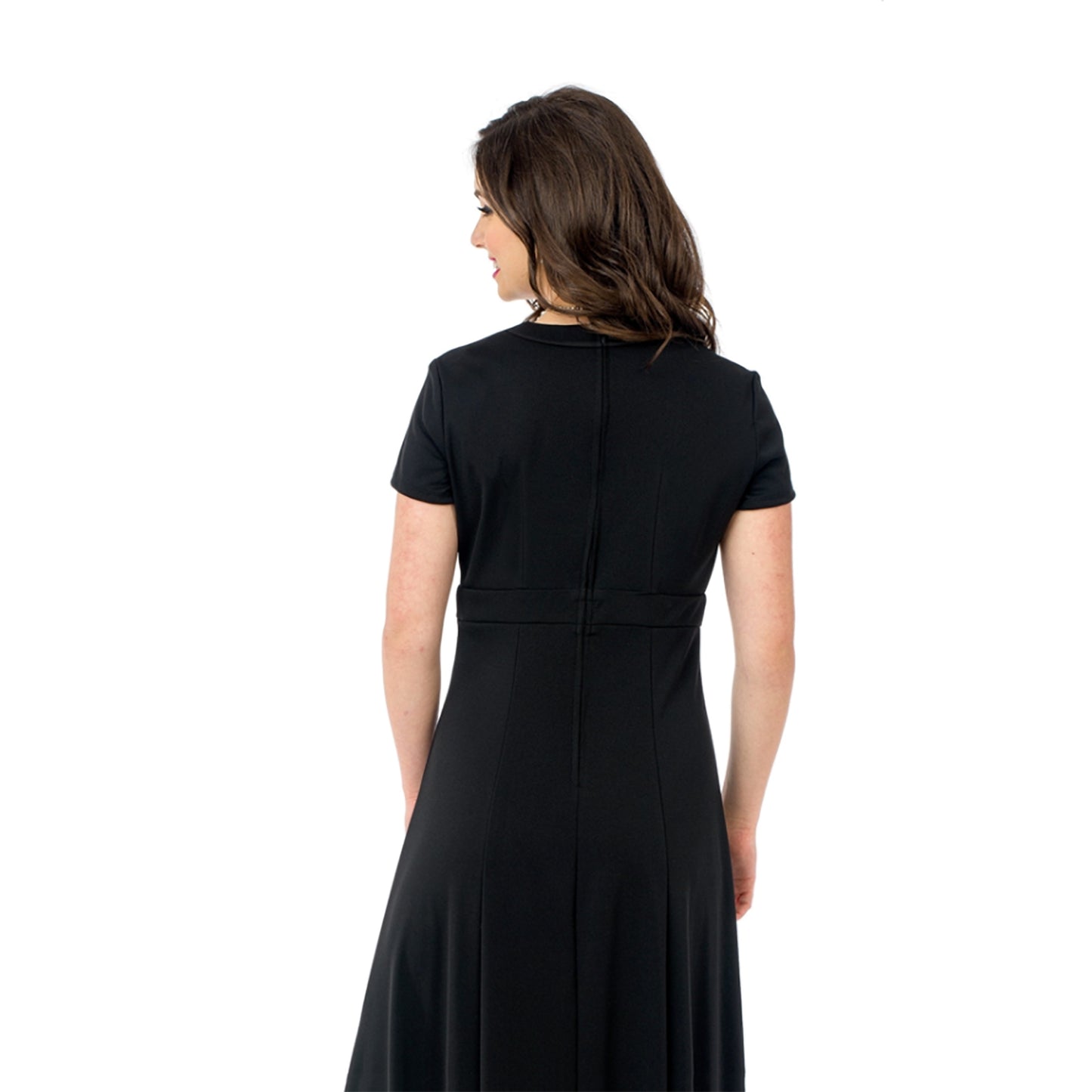 Tori Crew V-Notch Neckline Swing Dress (Adult & Youth)