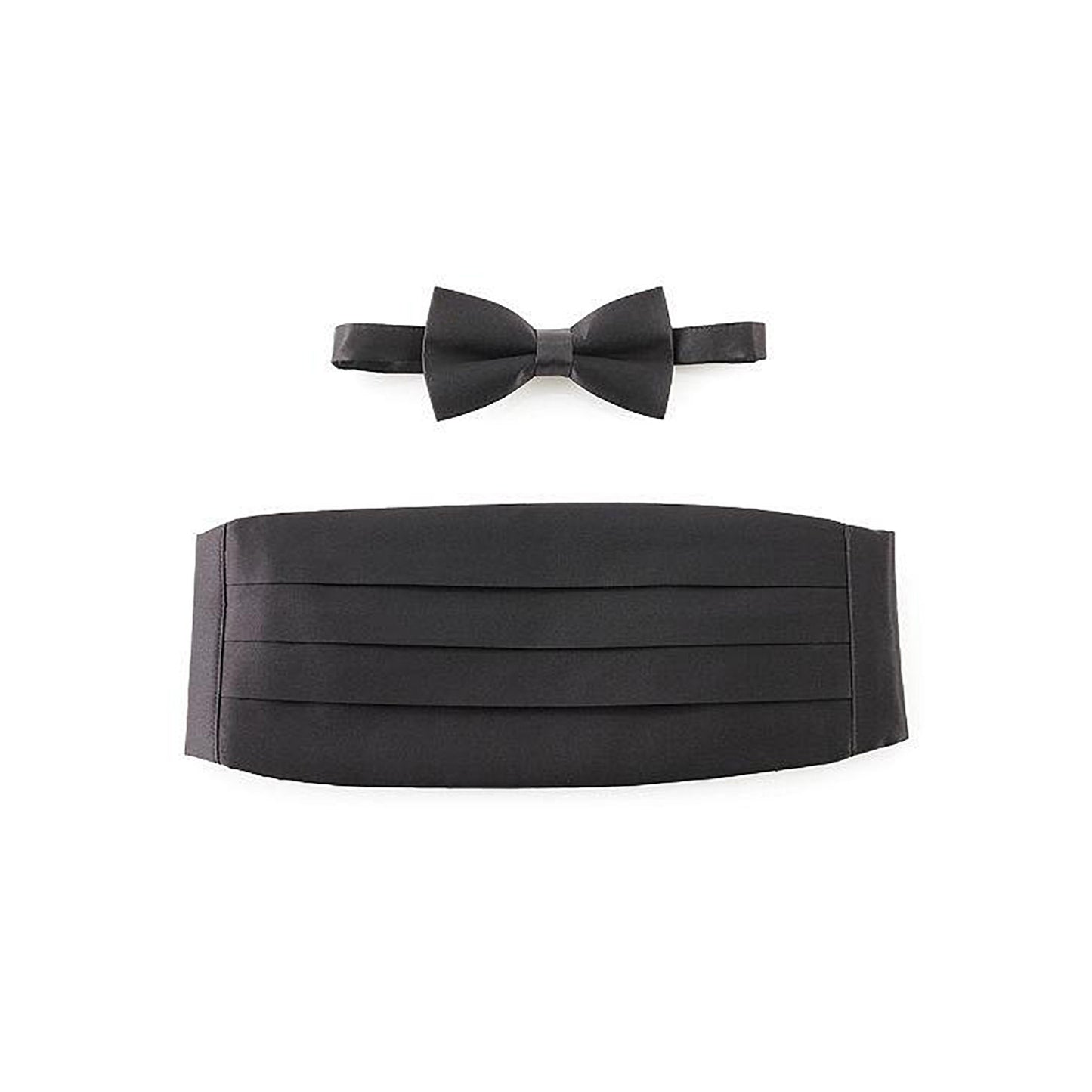 Banded Bow Tie - Poly Satin