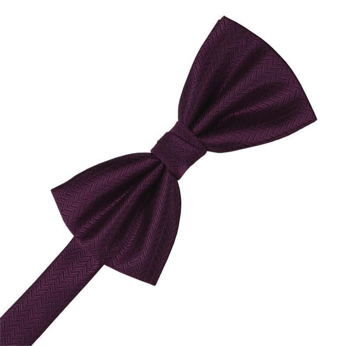 Herringbone Pre-Tied Bow Tie