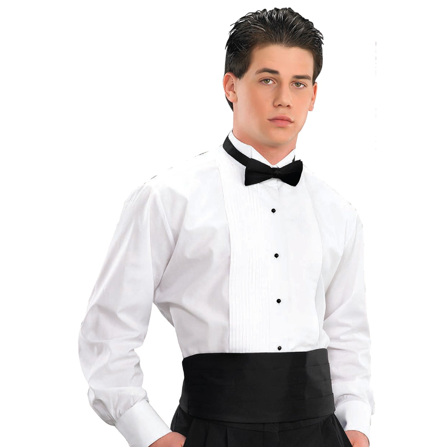 Poly Satin Pleated Cummerbunds - 6 Colors