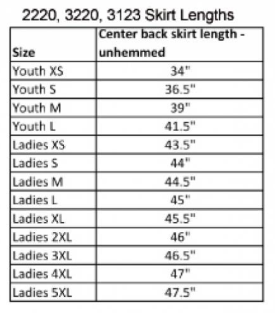 Rosalena Floor Length Satin Concert Skirt