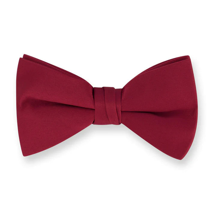 Banded Bow Tie - Poly Satin