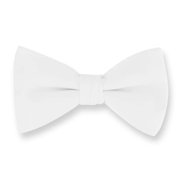 Banded Bow Tie - Poly Satin