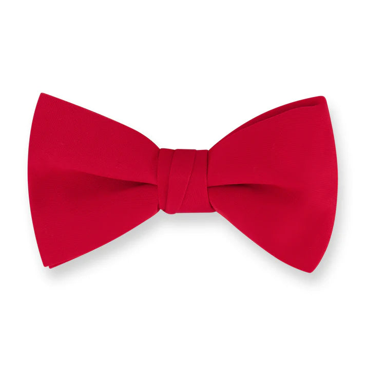 Banded Bow Tie - Poly Satin