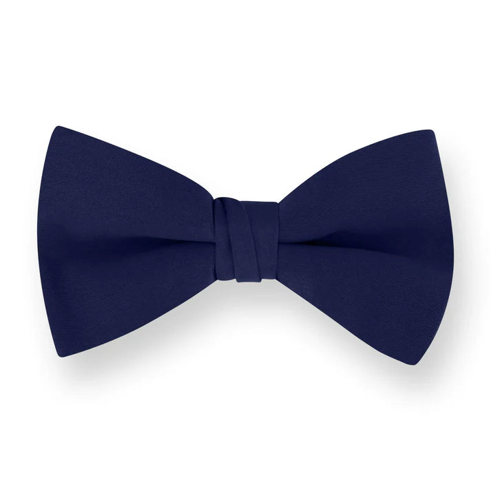 Banded Bow Tie - Poly Satin