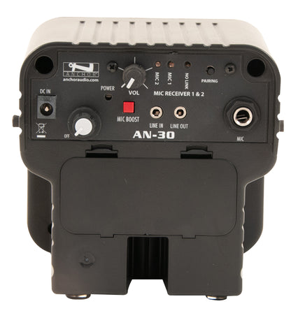 AN-30U2 Powered Speaker & Anchor-Link 2 wireless mic capacity