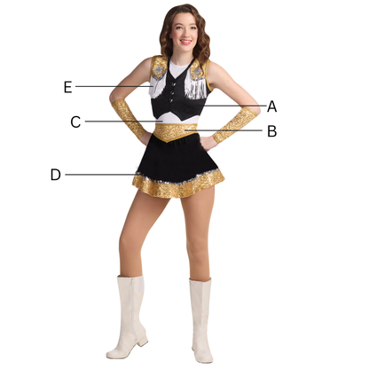 Golden Spurs Dress