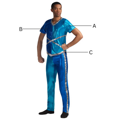 Turn It Up Male Two Piece