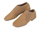 S‑Five split‑sole guard shoe in black (other colors tan, light/medium tan, dark tan), with bonded grip-mesh upper, raised toe box with wing protection, neoprene vamp and heel cup, offering snug support.