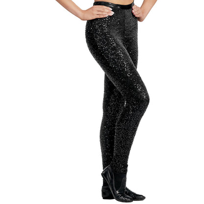 Vogue Leggings - Micro Sequin