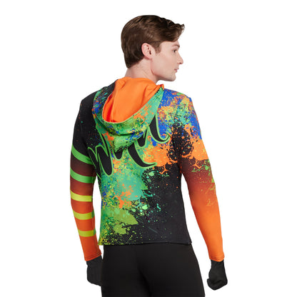 Print-n-Go! Long Sleeve Hooded Performance Top
