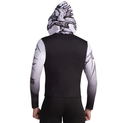 Print-n-Go! Long Sleeve Hooded Performance Top