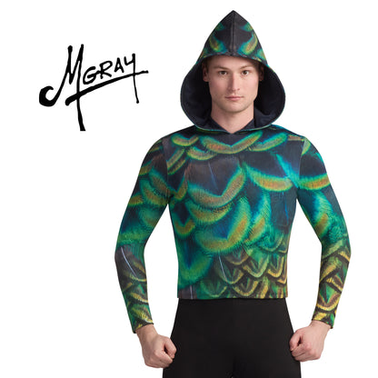 Print-n-Go! Long Sleeve Hooded Performance Top