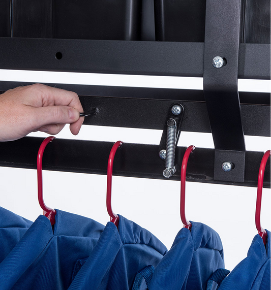 Hold Down Bar (Set of 2) for Jarvis Uniform/Hat Mover