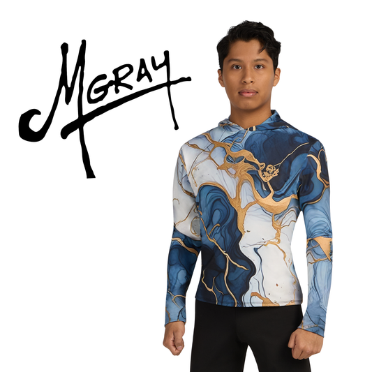Print-n-Go! Long Sleeve Hooded Performance Top