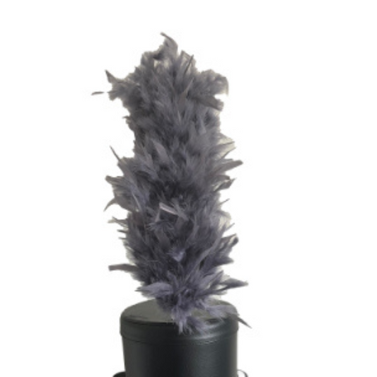 IN-STOCK Academy Gray 14" French, Extra Full, Upright Plume