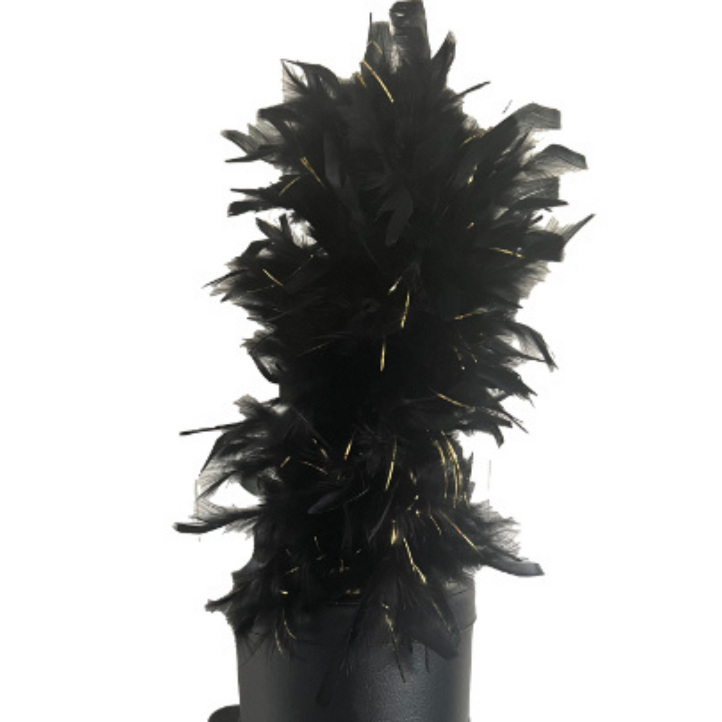 IN-STOCK Black 14" French Upright, Extra Full Plume with Mylar