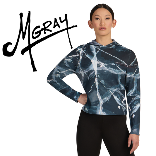 Print-n-Go! Long Sleeve Hooded Performance Top