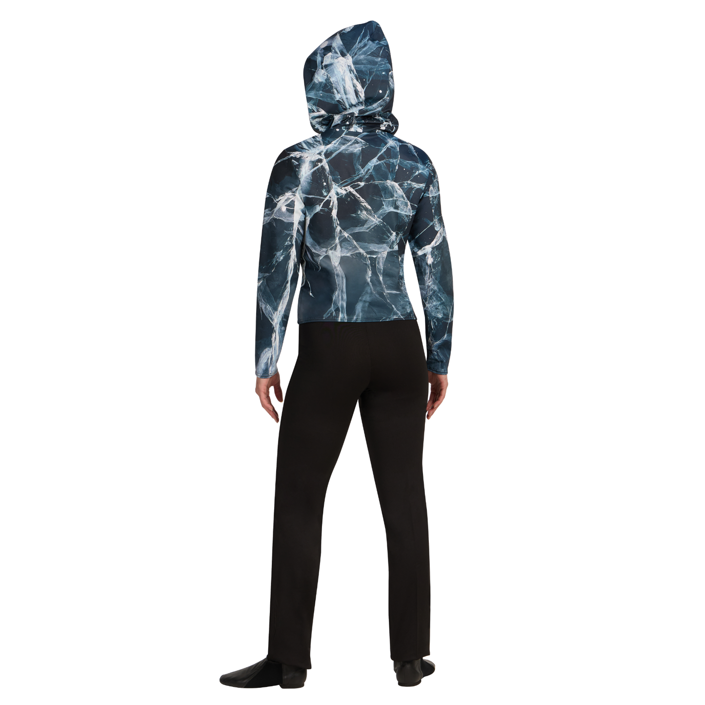 Print-n-Go! Long Sleeve Hooded Performance Top