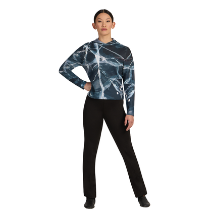 Print-n-Go! Long Sleeve Hooded Performance Top