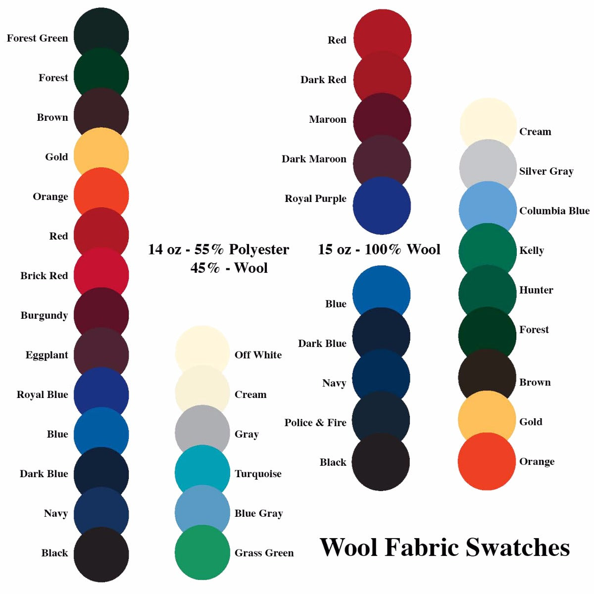 Wool Fabric Swatches