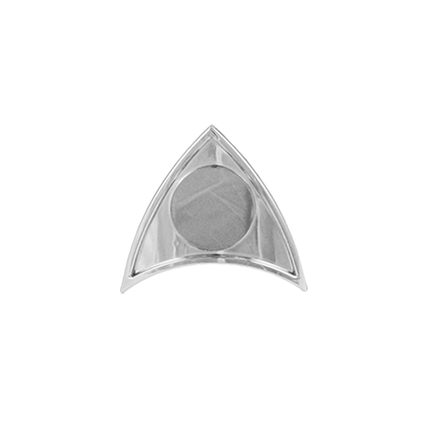 Arced Triangle (Optional Mirror) Headwear Emblem