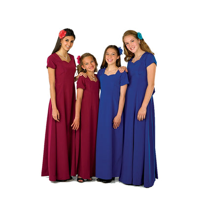 Denise Sweetheart Neckline Dress (Adult & Youth)