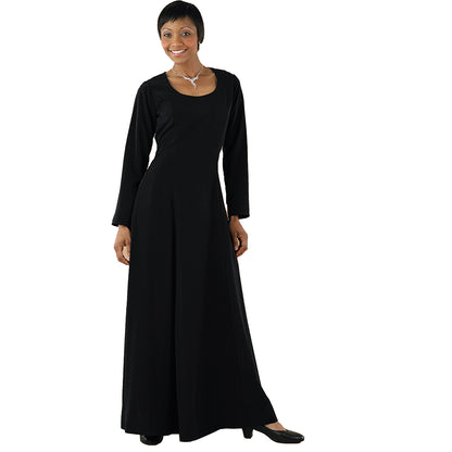 Lillian Dress - Long Sleeve Scoop Neckline - Adult and Youth