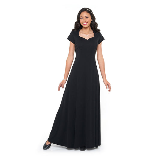 chorus black dress Gavotta flattering silhouette Choir Dresses & Formal Wear