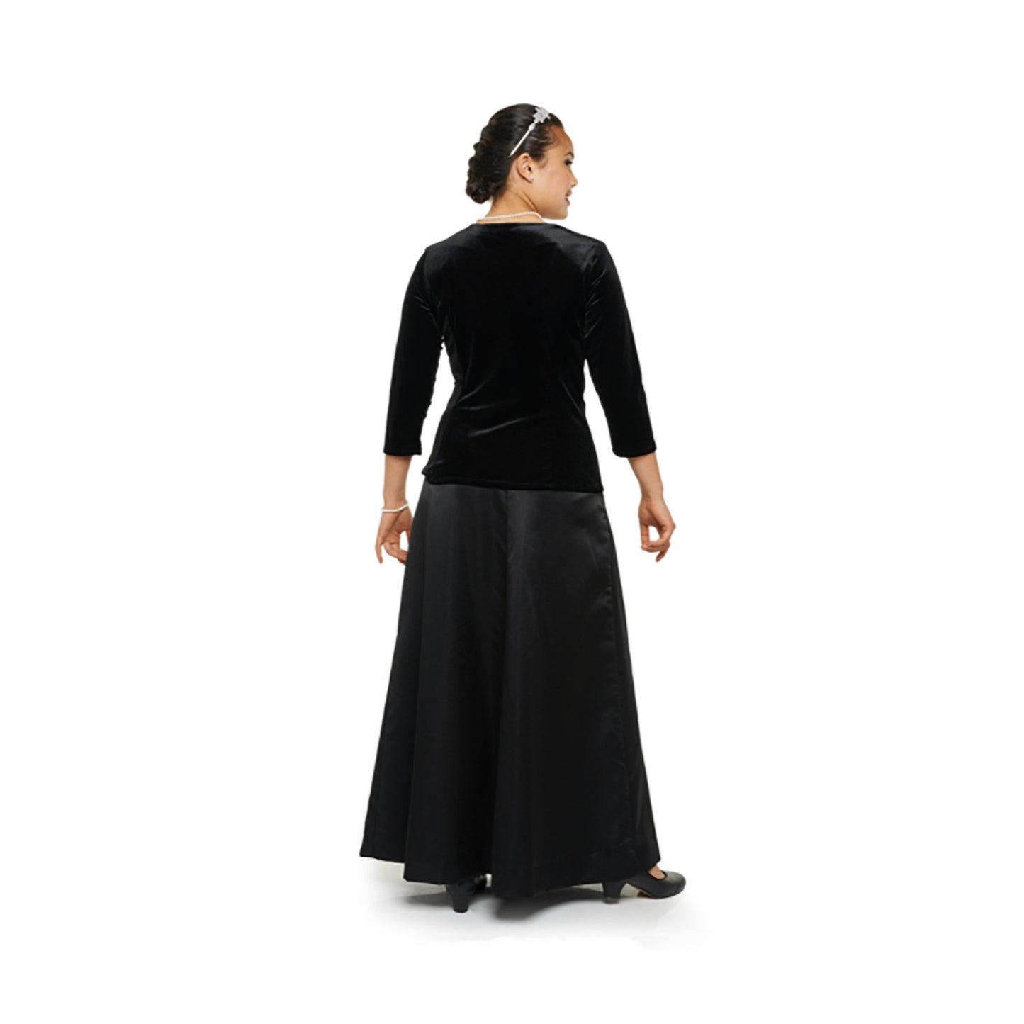 Rosalena Floor Length Satin Concert Skirt