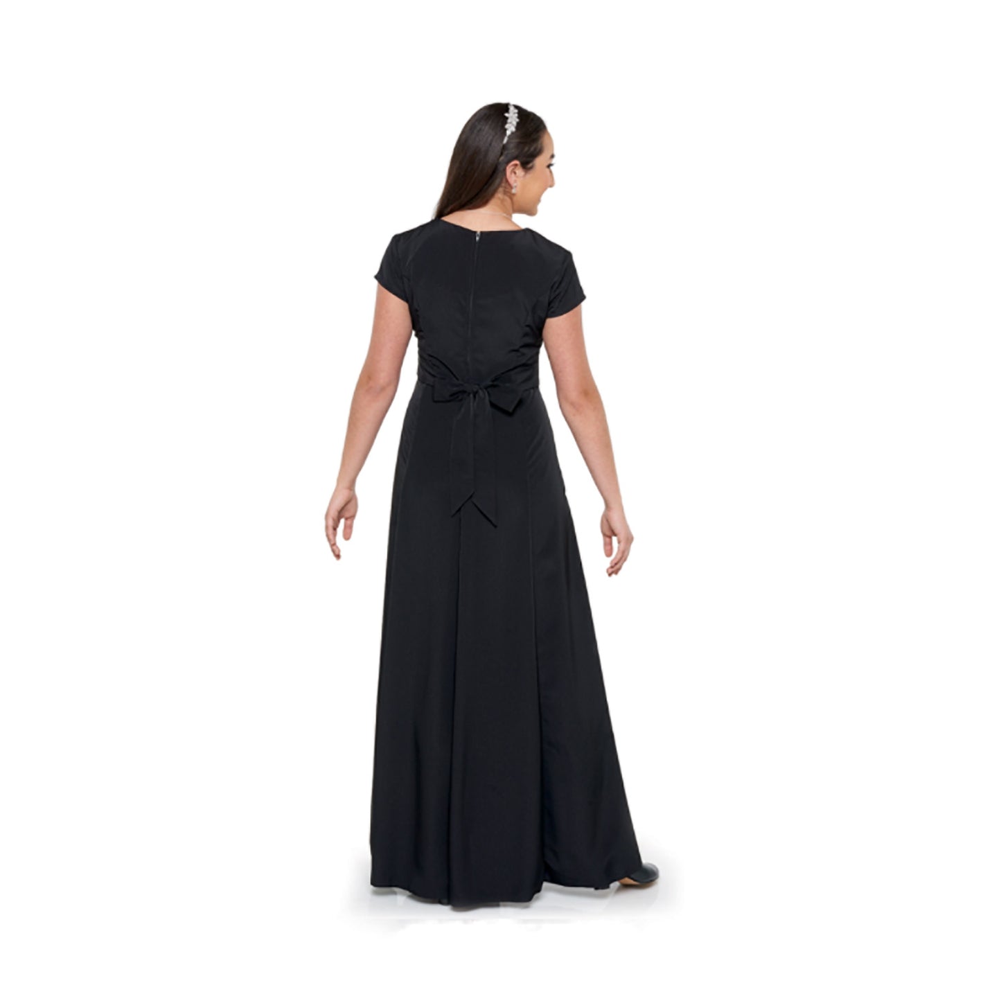 Sabrina Cap Sleeve V-Neck Dress (Adult & Youth)