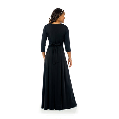 Taylor Dress - Sweetheart Neckline 3/4 Sleeve (Adult & Youth)