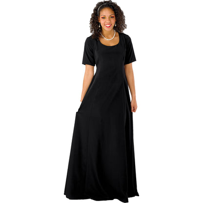 Zelda Dress - Short Sleeve Scoop Neckline (Adult & Youth)