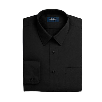 Men's & Boys Laydown Collar Shirt (White, Black, French Blue)
