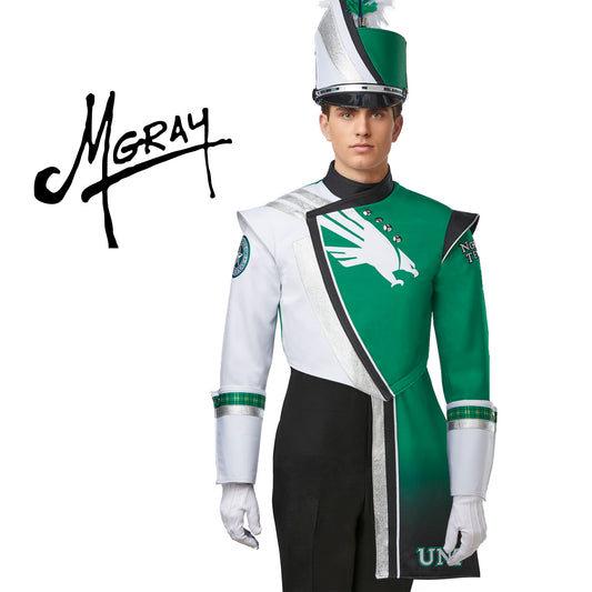 Green marching band uniform  Marching band, Band uniforms, Marching band  uniforms