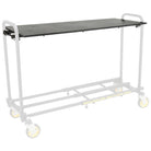 Single carpeted panel measuring approximately 39″ × 16″, designed to clip into R6 cart uprights—providing quick, sturdy surface for laptops or sheet music