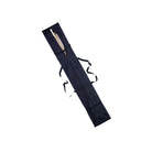 Black StylePLUS nylon pole & flag carrier bag in 430‑denier coated fabric, measuring 5.5', 6', or 7' long; features full-length zipper, reinforced ends, extra‑wide carry straps, and heavy-duty support bands—holds up to thirty marching flagpoles securely.