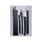 Black 48‑inch single rifle case made from heavy-duty nylon, featuring dual grab handles, adjustable padded shoulder strap, full-length zipper, and reinforced end caps—designed to securely carry one rifle