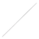 Sleek silver ultra-lightweight flag pole made from anodized aluminum, approximately 1″ in diameter, with a smooth finish and capped end—designed for single-piece indoor or color guard flag use.