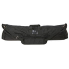 Vivace Premium Team Equipment Bag in black 1680‑denier nylon, 41″ × 8″ × 12″, with padded shoulder strap, dual carry handles, clear ID window, and four zippered exterior pockets—designed to hold up to 15 sabres or 10 rifles