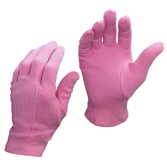 Vivace PINK Short Wrist Cotton Gloves