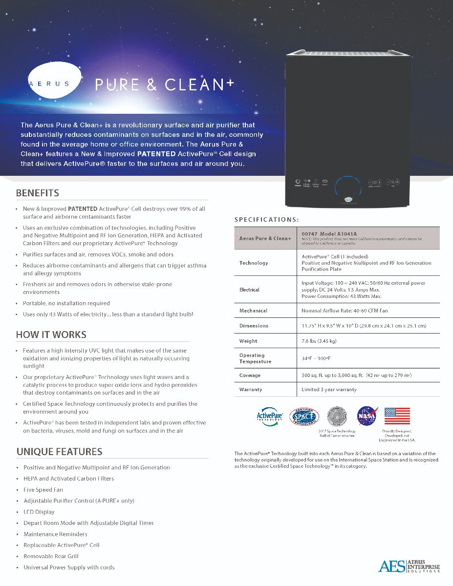 Pure & Clean+ Air Purifier