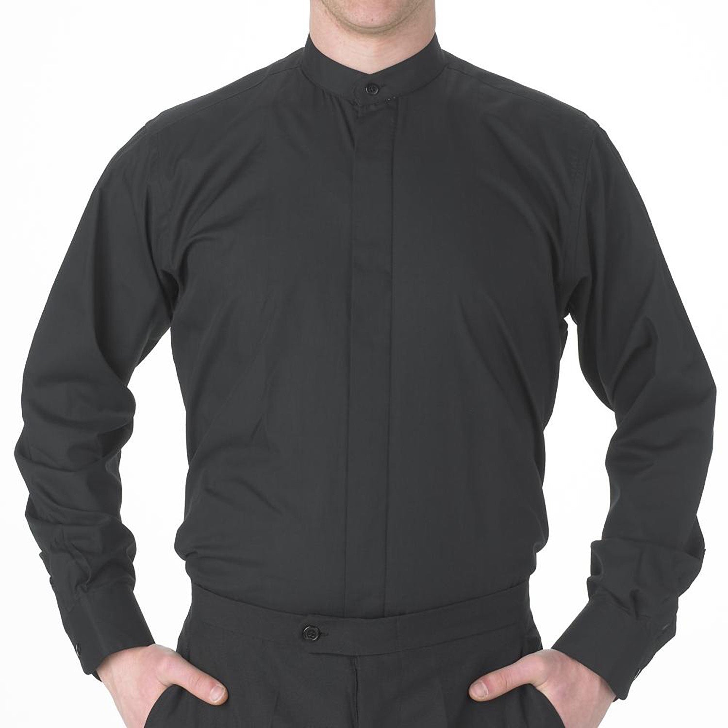 Banded Collar Dress Shirt – DeMoulin Bros. and Co.