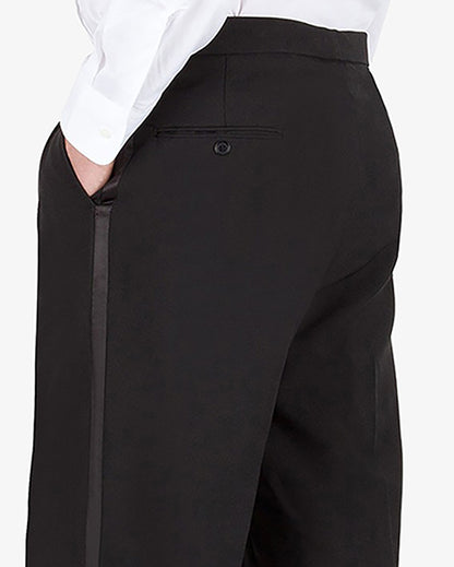 Mens Pleated (Poly) Tuxedo Pant